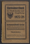 Adressbuch Goslar (Stadt) 1927