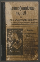 Adressbuch Kitzingen 1938