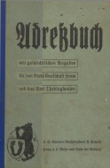 Adressbuch Hoya (Landkreis Grafschaft) 1936