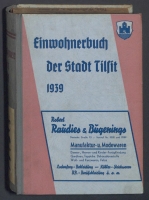 Adressbuch Tilsit 1939