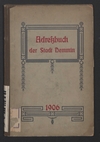 Adressbuch Demmin 1906