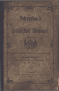 Adressbuch Meiningen (Thüringen) 1904