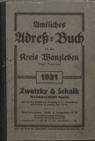 Adressbuch Wanzleben (Bördekreis) 1931