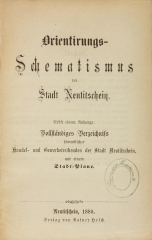 Adressbuch Neutitschein (Mähren) 1880