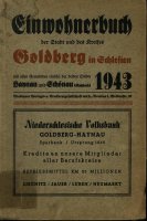 Adressbuch Goldberg (Schlesien) 1943