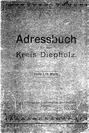 Adressbuch Kreis Diepholz 1912