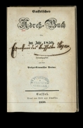 Adressbuch Kassel Stadt (Nordhessen) 1850