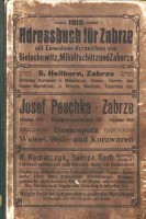 Adressbuch Zabrze 1912