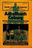 Adressbuch Coburg (Oberfranken) 1937