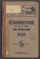 Adressbuch Halberstadt 1928