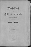 Adressbuch Ostfriesland (Landdrostei Aurich) 1880
