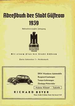 Adressbuch Güstrow 1939