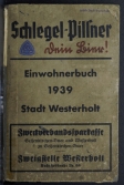 Adressbuch Westerholt (Herten) 1939