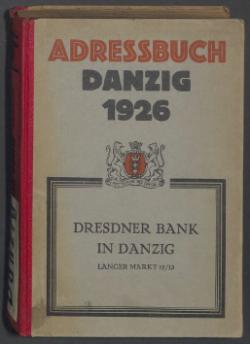 Adressbuch Danzig (Westpreußen) 1926