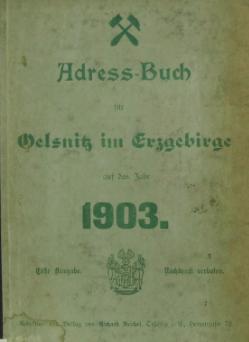 Adressbuch Oelsnitz (Erzgebirge) 1903