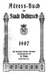 Adressbuch Delitzsch 1907