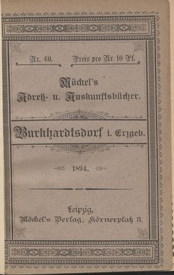 Adressbuch Burkhardtsdorf 1894
