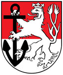 Das Wappen der Stadt Düsseldorf speziell für den kommerziellen Gebrauch