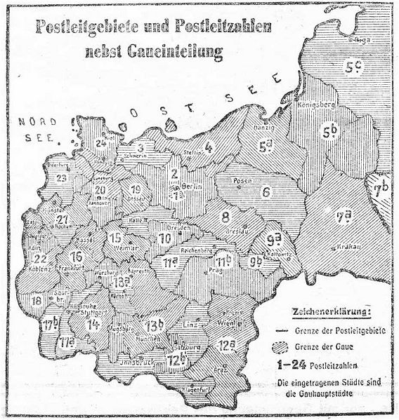Datei:Postleitgebiete und Postleitzahlen nebst Gaueinteilung 1944.jpg