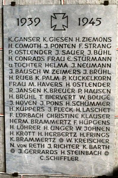 Datei:Kornelimuenster - Kriegergedenken in der Pfarrkirche 2.JPG