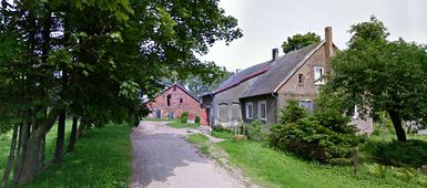 Häuser in Wittgirren, Kreis Pogegen, Memelland, Ostpreußen