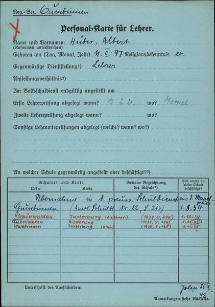 Datei:Waldfrieden - Kirchspiel Aulenbach - 1935 Albert Hüber Lehrerpersonalkarte.jpg