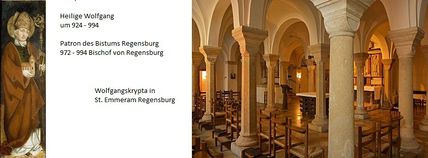 Oberpfalz: Heilige Wolfgang, Patron des Bistums Regensburg
