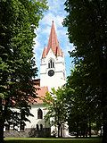 Ansicht der Kirche in Heydekrug