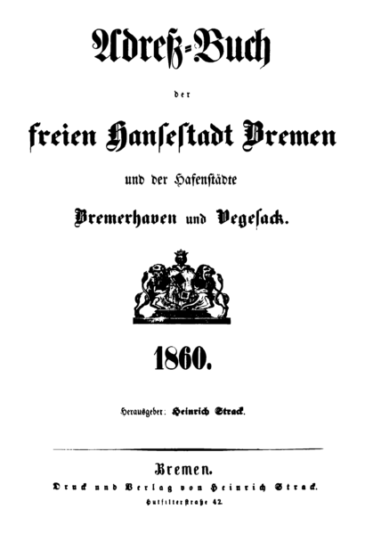 Datei:Adressbuch Bremen 1860 Titel.png