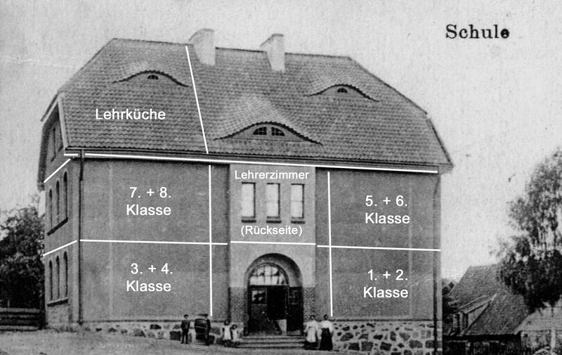 Datei:Aulowönen - Ksp. Aulenbach (Ostp.) - 1910 - Neues Schulgebäude.jpg