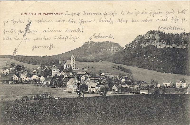 Datei:Papstdorf um 1906.jpg
