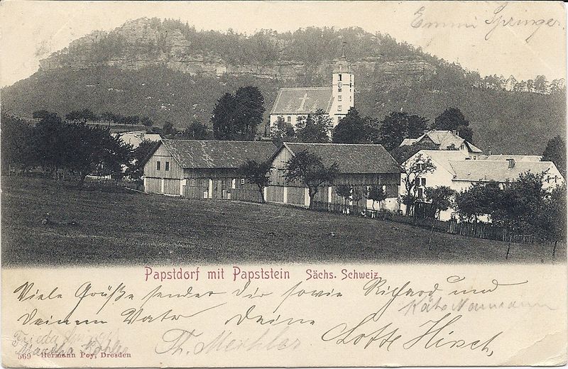 Datei:Papstdorf um 1902.jpg